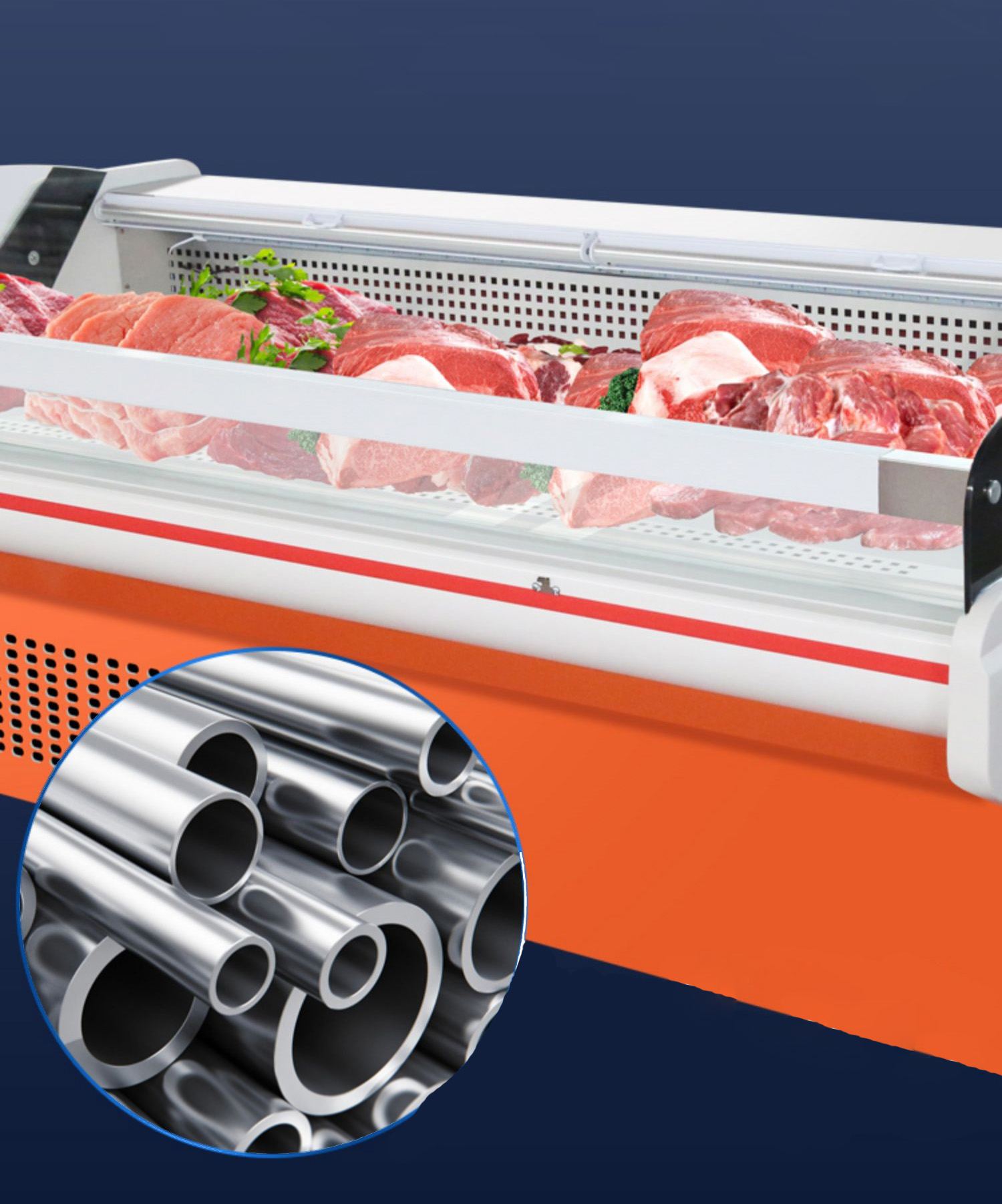 2 meter fresh meat cooler