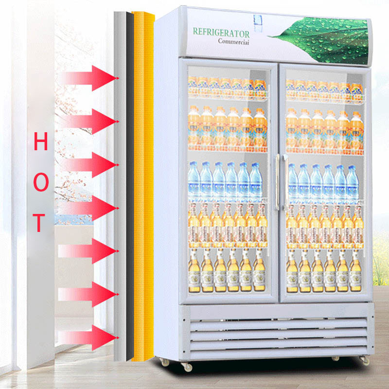 Combinated 501L Beverage Refrigerated Display for Us Standard