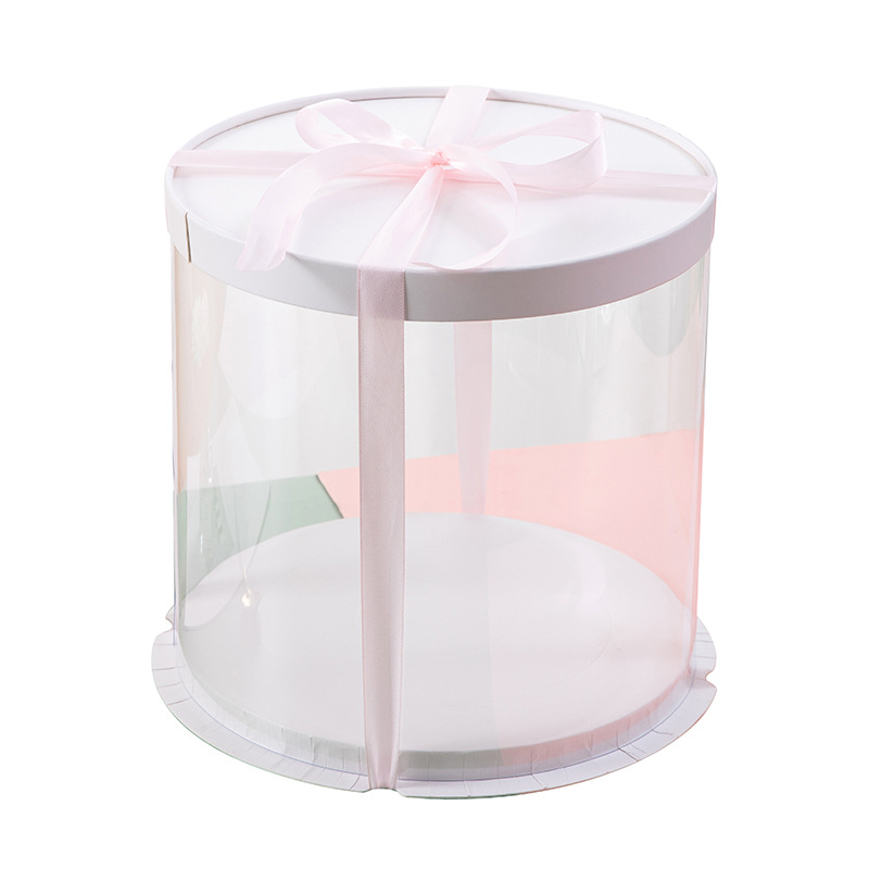 Middle PET quality Cake Packaging Box