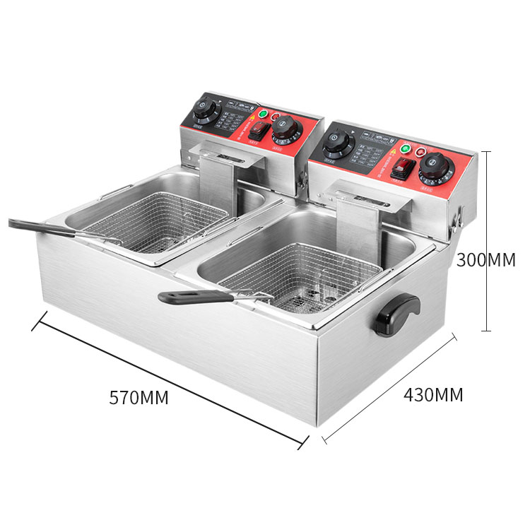 manual 3000w restaurant Donut Fryer