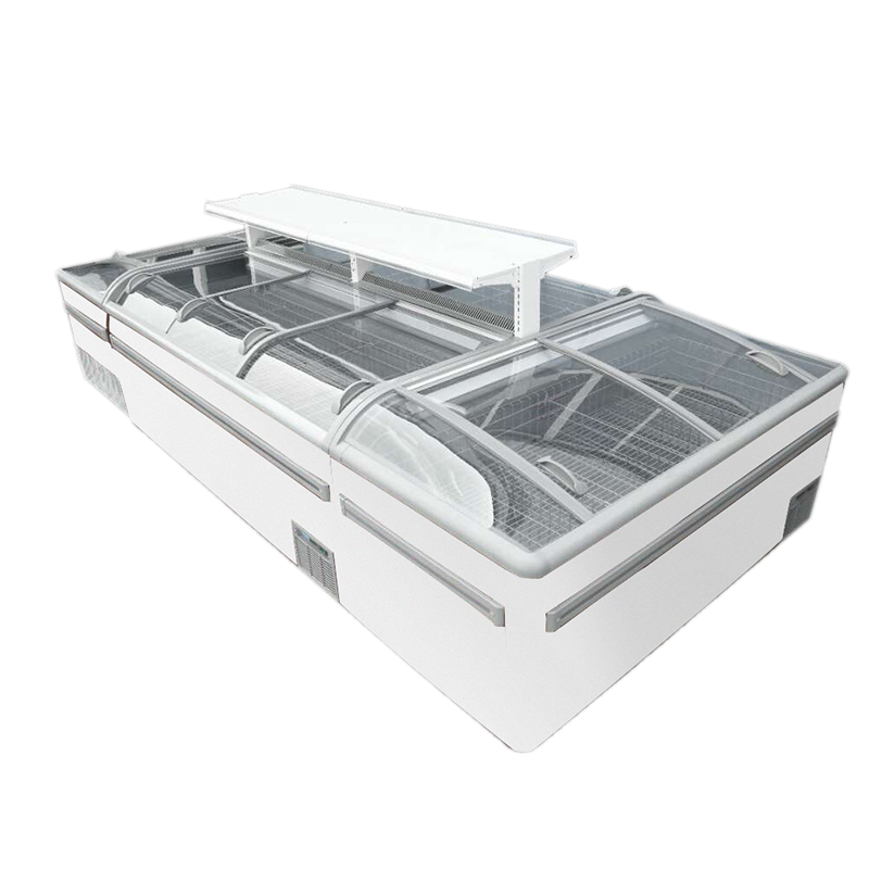 stainless steel auto-defrost meat Supermarket Freezers