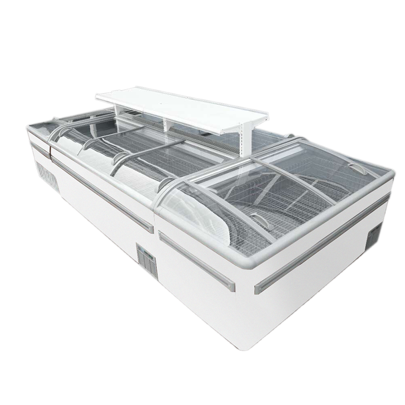 stainless steel eco-friendly dairy food Supermarket Freezers