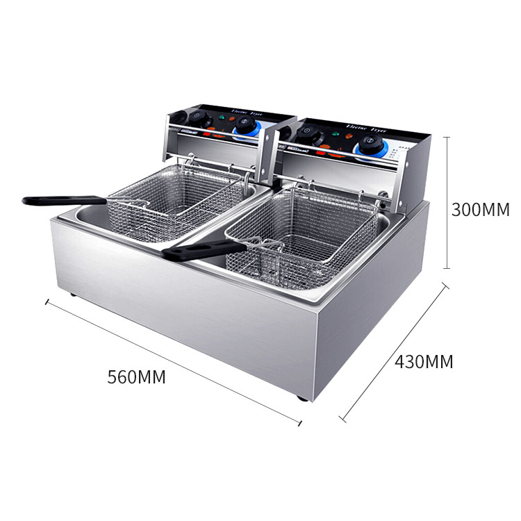 stainless steel manual 3000w Donut Fryer