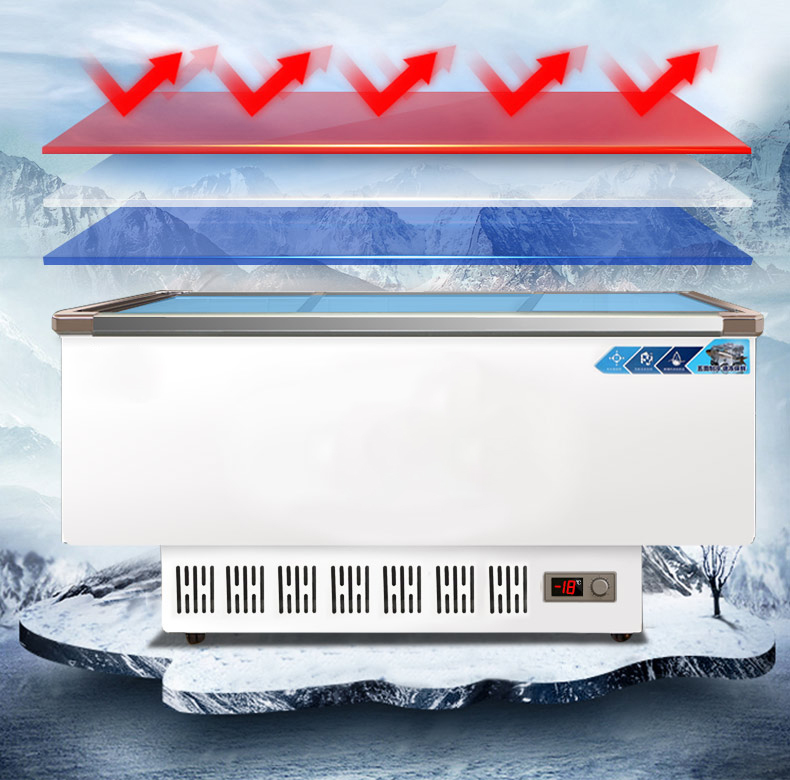 stainless steel coolers seafood Supermarket Freezers