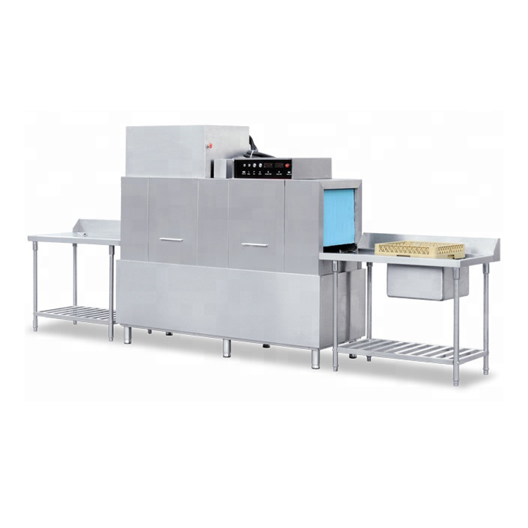 Automatic commercial restaurant rack conveyor dishwasher