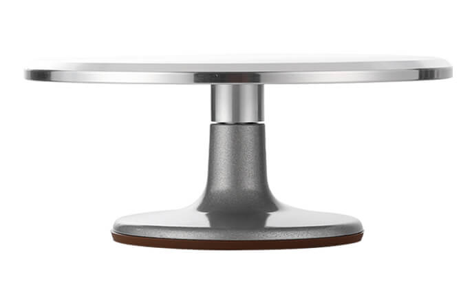 quality silver Cake Turntable for decorating