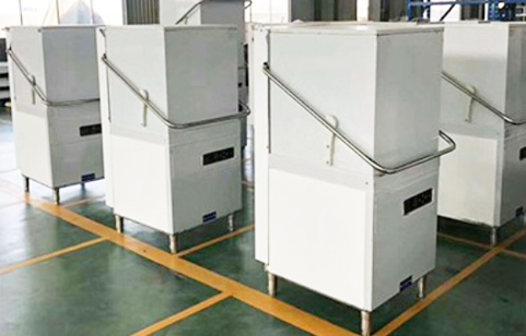 double tanks commercial kitchen rack conveyor dishwasher