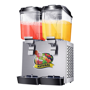 stainless steel double juice dispenser for parties