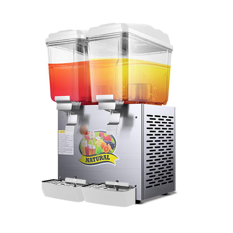 stainless steel transparent juice dispenser for fruit juice