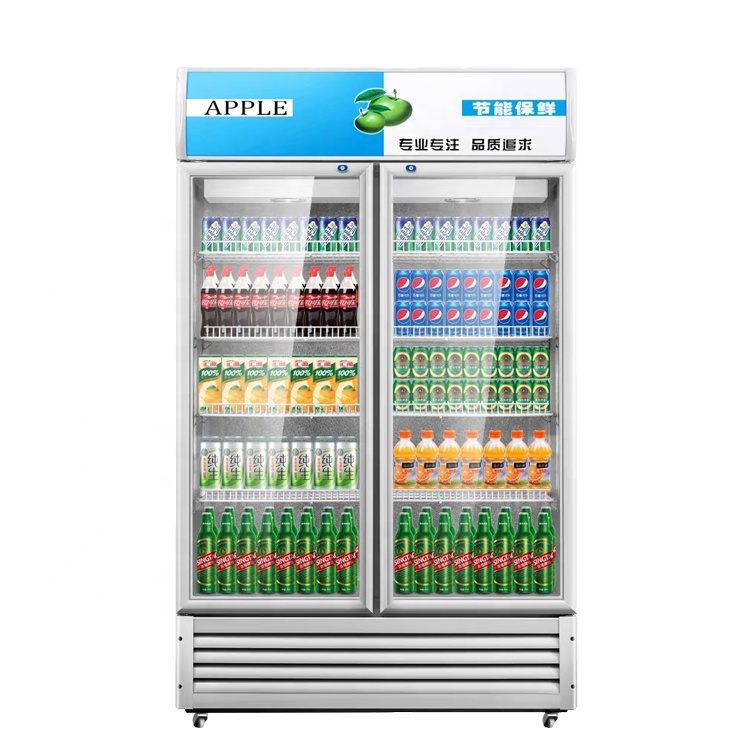 Customized Swing Door Beverage Refrigerated Display for Us Standard