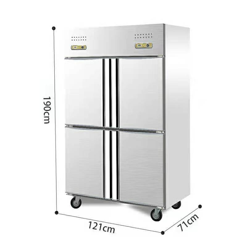 glass door 220V vegetable kitchen freezer