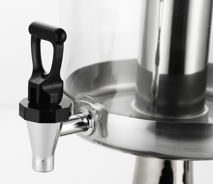 stainless steel double juice dispenser for orange juice