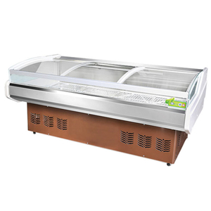 humidity control 2.5 meter fresh meat cooler for supermarket