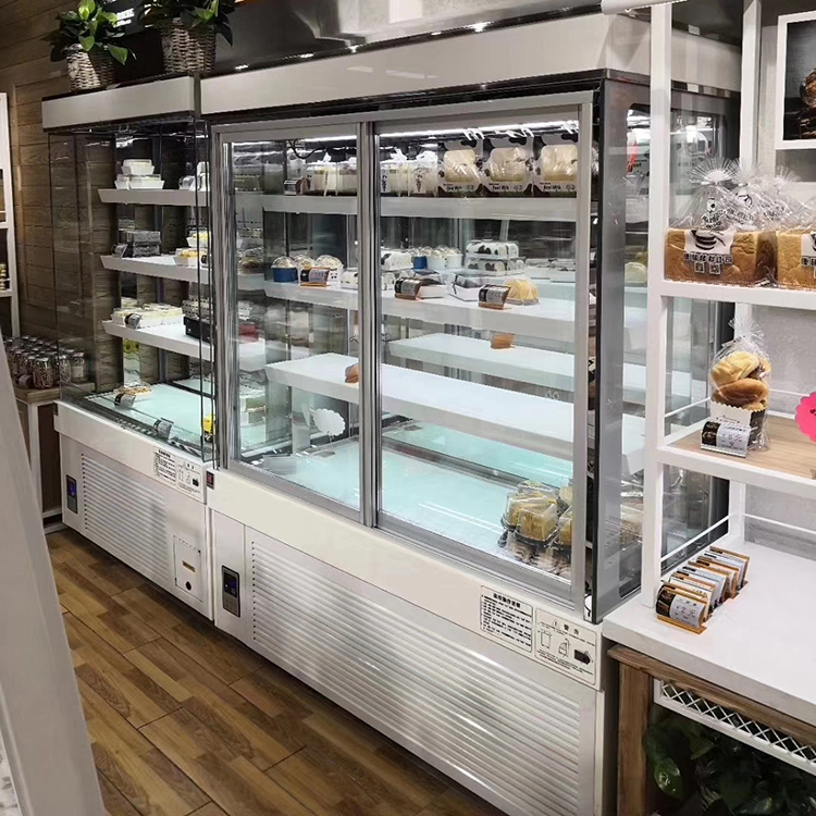 Modern 200L Bar Right Angle Refrigerated Display