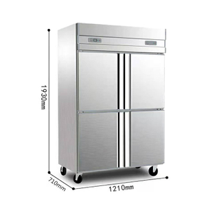 four-sides 1000L vegetable kitchen freezer