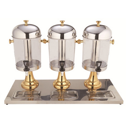 stainless steel double juice dispenser for coke