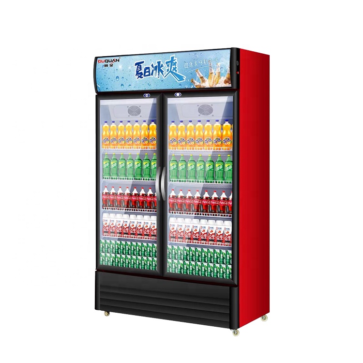 Customized 501L Beverage Refrigerated Display for Us Standard