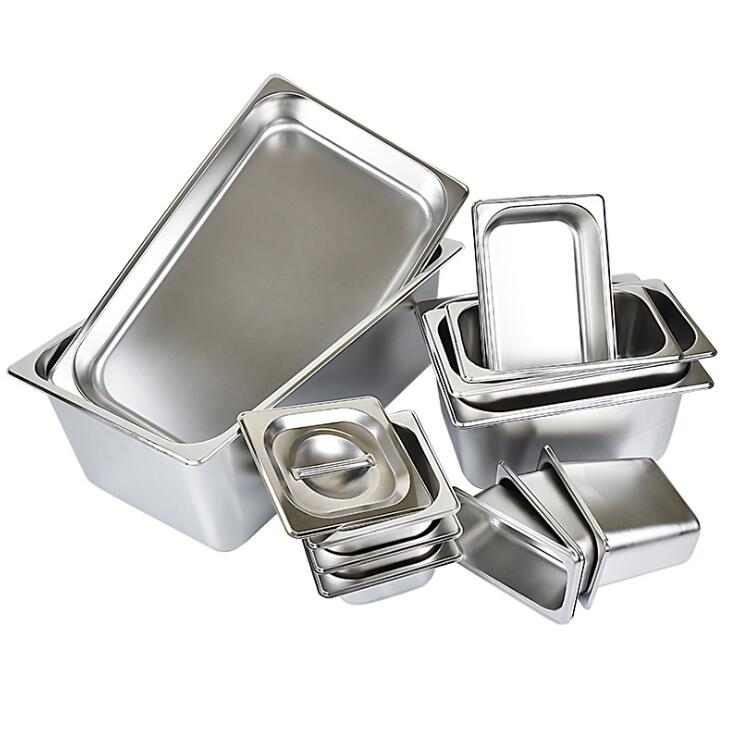 Stainless Steel GN Pans used in restaurants