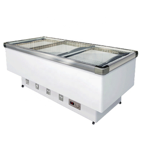 stainless steel auto-defrost beverage Supermarket Freezers