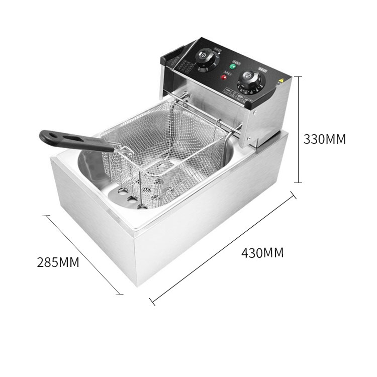 2 basket Customized indoor Fryer