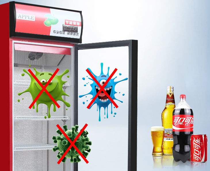 501L Beverage Refrigerated Display for Us Standard