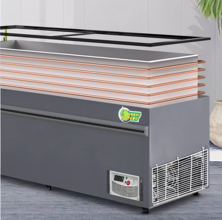Commercial Horizontal Island Freezer Gains Wide Global Recognition, Large‑capacity Supermarket Refrigeration Equipment Export in Bulk